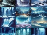 【雪の世界、雪国系背景】著作権フリーの高解像度画像（100枚）